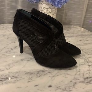 Alfani Dressy Suede Black Booties Size 9